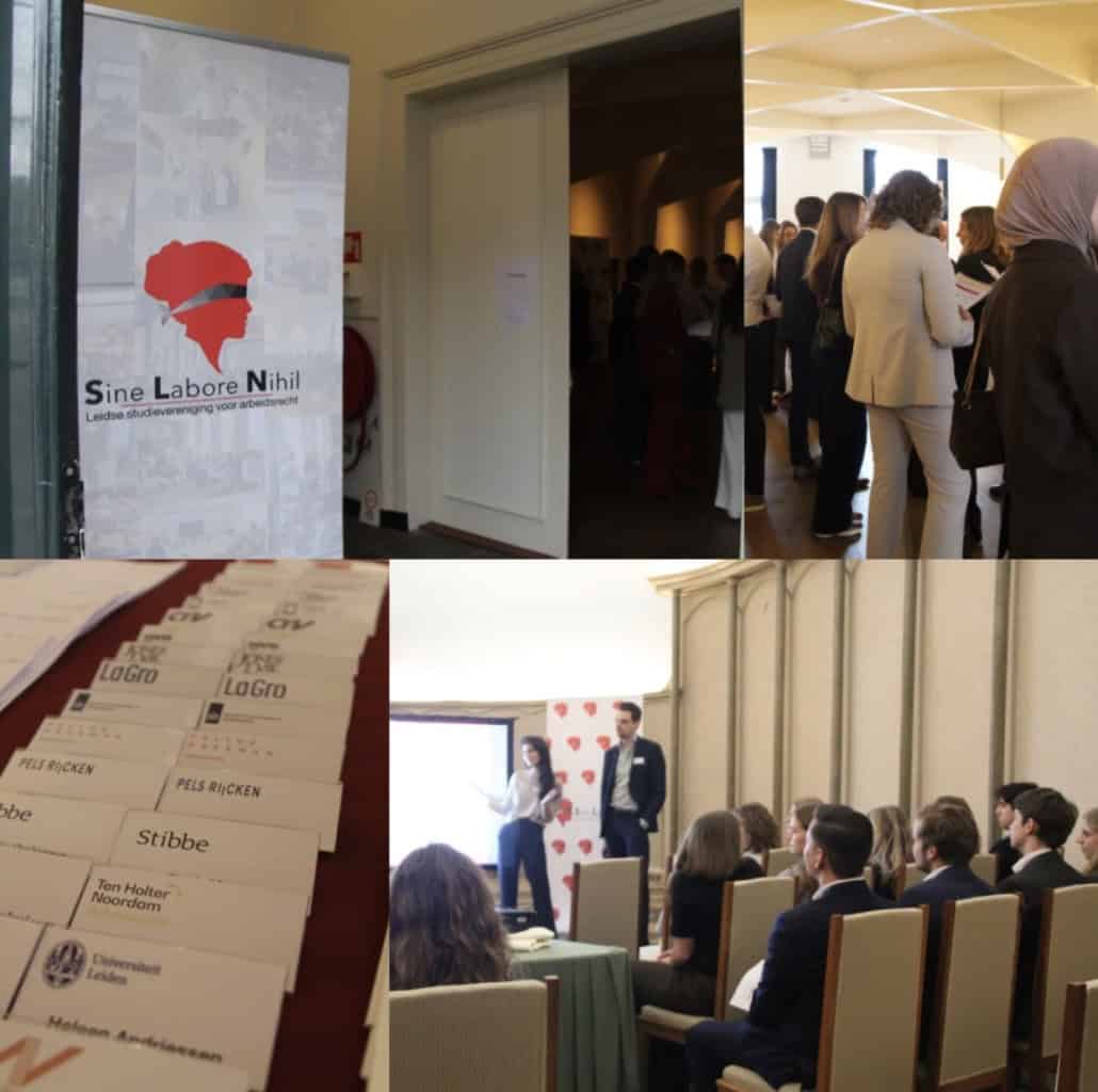 Netwerkbijeenkomst Sine Labore Nihil tijdens banenmarkt 2026.